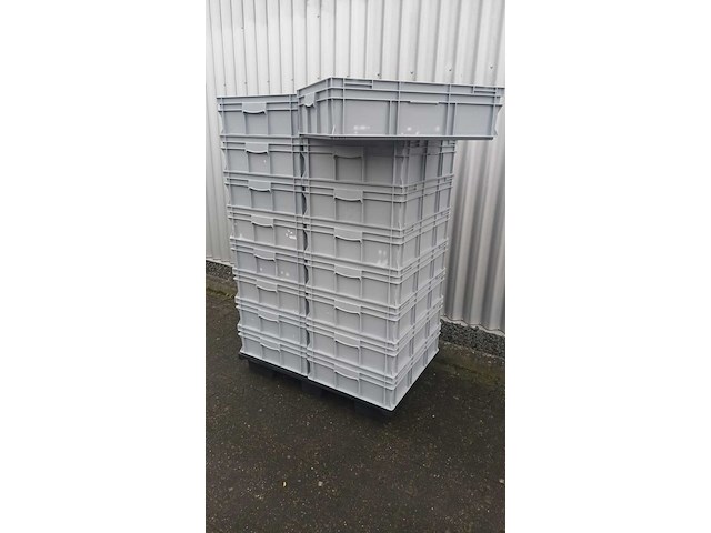 Ca.16x mega opslagbakken engels, grijs / chroom - afbeelding 4 van  5