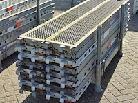 Ca.16x o-roostervloer, layher, allround | 257x32 cm, in transportbok - afbeelding 4 van  7