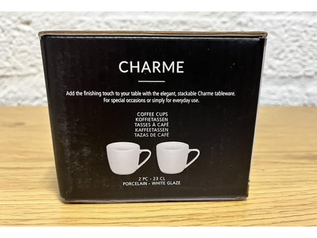 Ca.18x sabatier coffee cups 2 pack - charme white - afbeelding 2 van  6