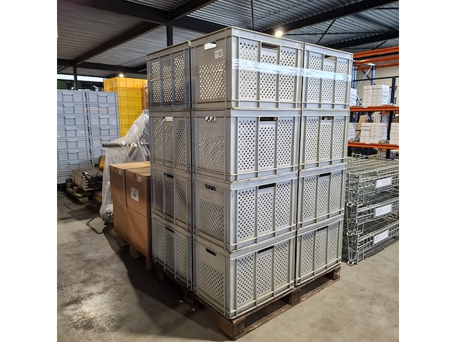 Ca.20x kratten, grijs / chroom - afbeelding 1 van  4