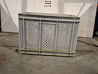 Ca.20x kratten, grijs / chroom - afbeelding 2 van  4