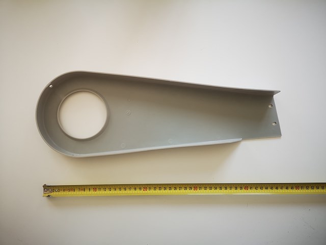 Ca.210x kettingscherm fiets, grijs - afbeelding 2 van  4