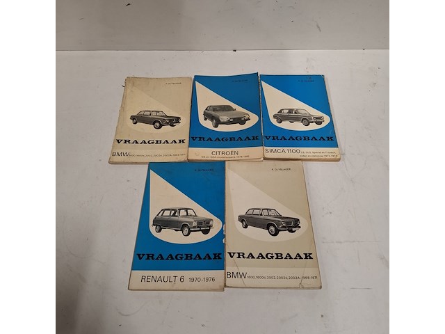 Ca.22x vraagbak auto p. olyslager en p.h. olving - afbeelding 5 van  5