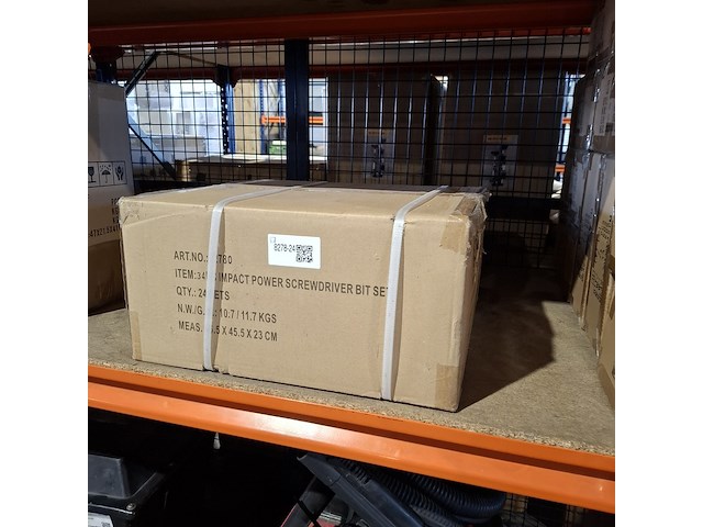 Ca.24x slagschroef bitset 34-delig brightever, blauw/zwart, 2024 - afbeelding 3 van  3