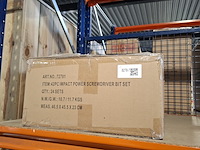 Ca.24x slagschroef bitset 42-delig brightever, blauw/zwart, 2024 - afbeelding 3 van  3