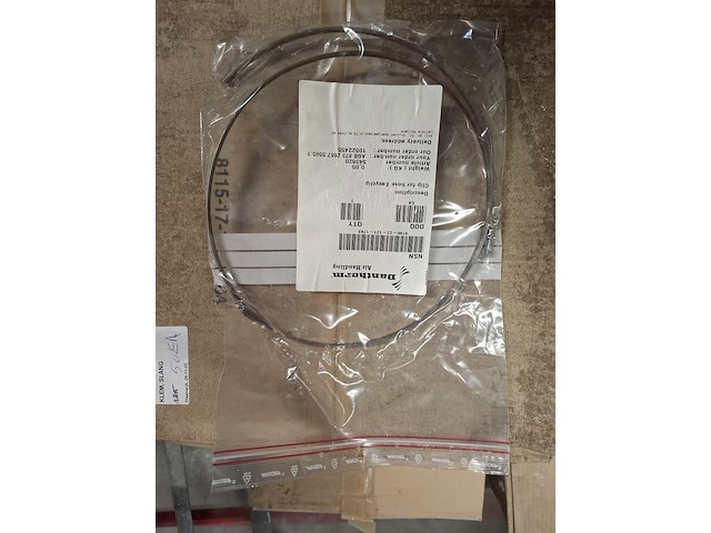 Ca.250x slangen klemmen dantherm, universeel , grijs / chroom - afbeelding 3 van  3