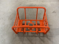 Ca.30x fietsmand met bekerhouder, oranje - afbeelding 1 van  1