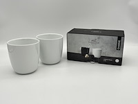 Ca.36x sabatier coffee mugs 2-pack - charme white - afbeelding 1 van  3