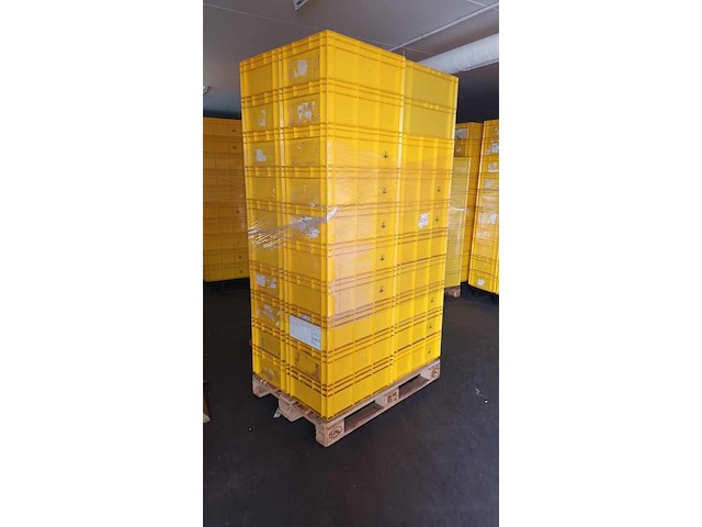 Ca.40x opslagbakken, geel - afbeelding 1 van  4