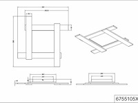 Ca.44x plafondlamp led trio, belfast, zwart/zilver - afbeelding 4 van  6