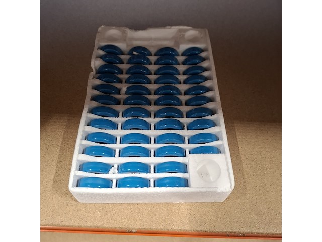 Ca.46x ferriet ring, blauw - afbeelding 1 van  3