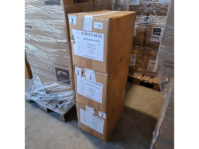 Ca.504x wool blend ski sokken maat 43-46 - paar - afbeelding 4 van  4