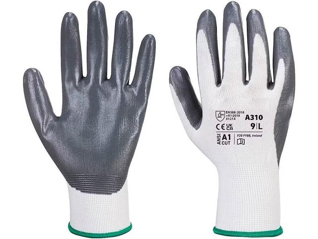 Ca.576x werkhandschoenen maat 8 - white - paar - afbeelding 1 van  2