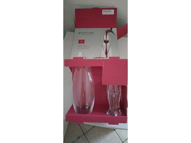 Ca.68x wijn carafe set vinturi - afbeelding 1 van  2
