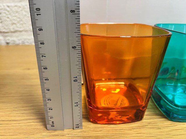 Ca.72x pasabahce glazen - 4 kleuren - afbeelding 4 van  5