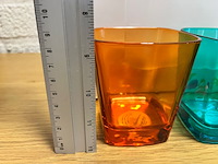 Ca.72x pasabahce glazen - 4 kleuren - afbeelding 4 van  5