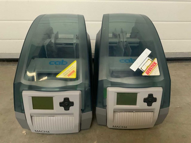 Cab mach4/200b labelprinter (2x) - afbeelding 2 van  4