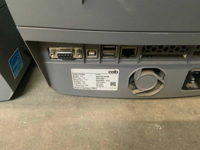 Cab mach4/200b labelprinter (2x) - afbeelding 4 van  4