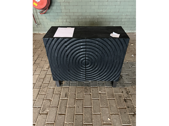 Cabinet, dutchbone, coals low, zwart - afbeelding 3 van  5