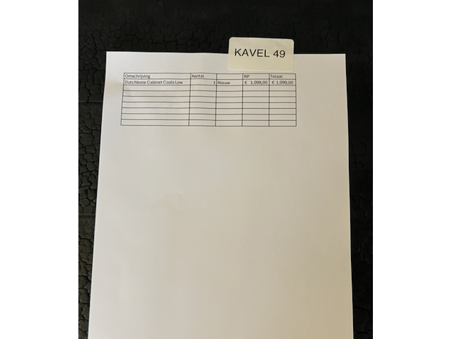 Cabinet, dutchbone, coals low, zwart - afbeelding 5 van  5