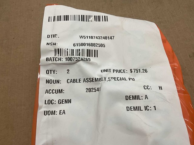 Cable assembly (2x) - afbeelding 2 van  3