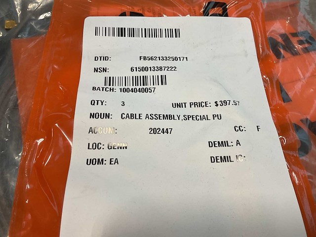 Cable assembly (3x) - afbeelding 3 van  3