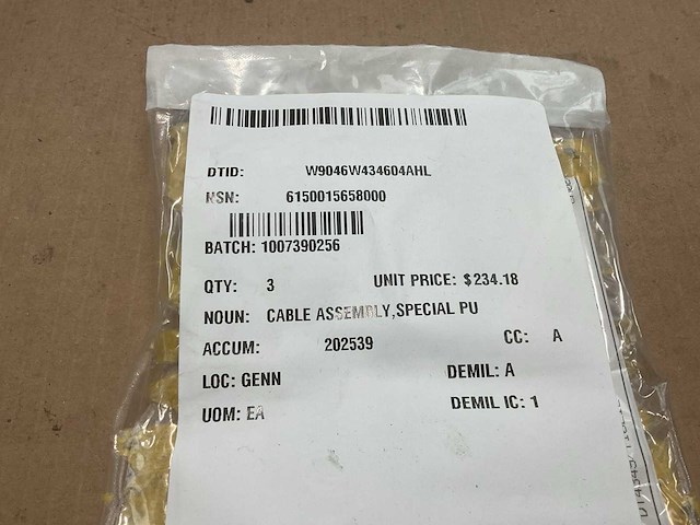 Cable assembly (3x) - afbeelding 3 van  4