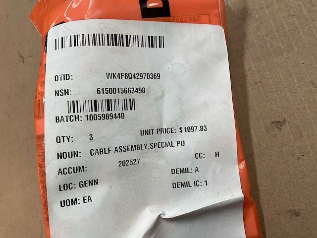 Cable assembly (3x) - afbeelding 4 van  4
