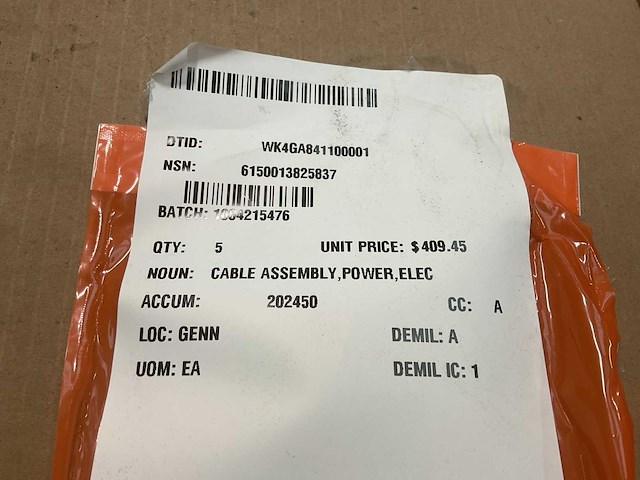 Cable assembly (5x) - afbeelding 2 van  5