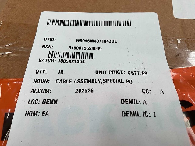 Cable assembly (5x) - afbeelding 4 van  5