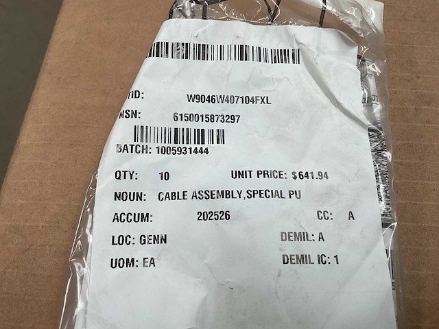 Cable assembly (5x) - afbeelding 3 van  3