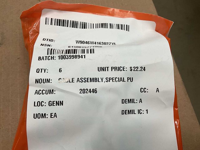 Cable assembly (6x) - afbeelding 4 van  4