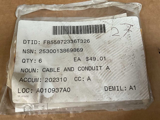 Cable assembly (6x) - afbeelding 3 van  4