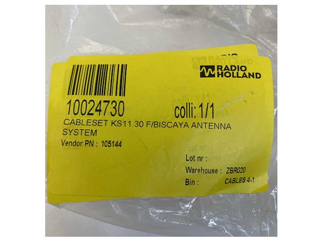 Cable set ks11/30 voor biscaya antenna system - 105144 - afbeelding 3 van  3