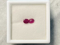 Cabochon robijn 1.25 carat natuurlijke robijn