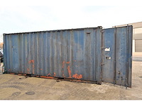 Cac - fbv 882 20”- zeecontainer met complete inhoud werkplaats container met tractor onderdelen - afbeelding 1 van  40