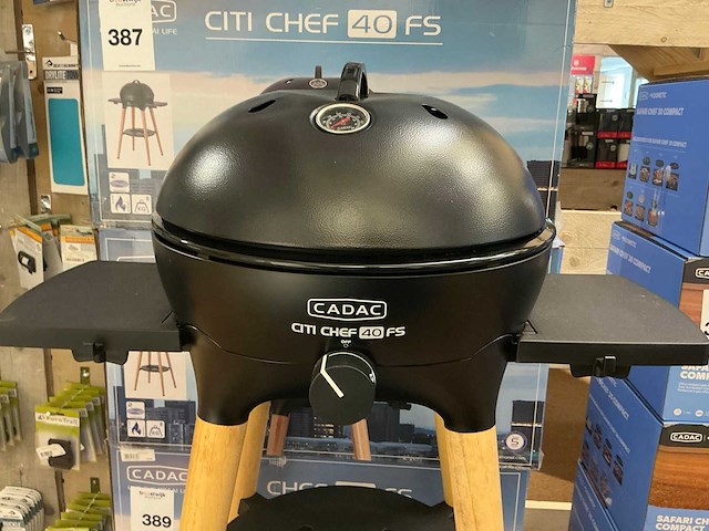 Cadac citi chef 40 fs ø40cm gasbarbecue - afbeelding 2 van  8