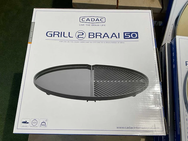 Cadac grill 2 braai 50 grill- en bakplaat - afbeelding 2 van  2