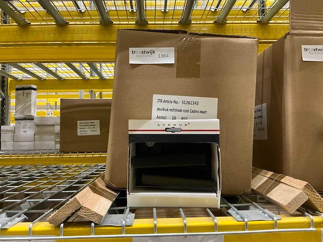Cadens rechthoekig rozet deurbeslag (16x) - afbeelding 1 van  3