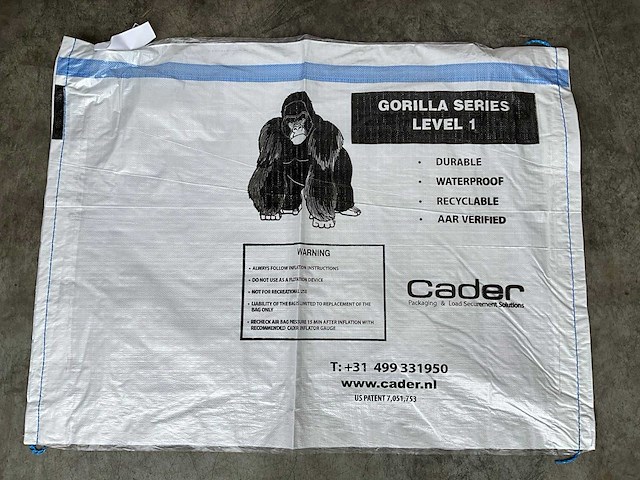 Cader - gorilla series level 1 - luchtzakken - afbeelding 2 van  6