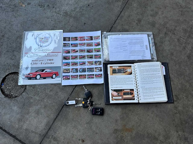 Cadillac allanté 4.5 v8 cabrio 203pk 1989, p-264-bt - afbeelding 34 van  41