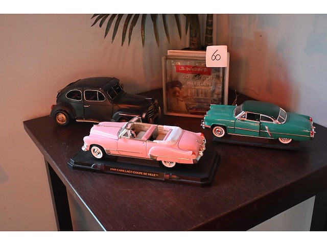 Cadillac / la cabunita model voertuigen / lamp (4x) - afbeelding 1 van  5