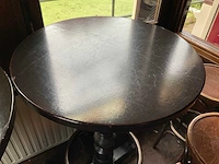 Café barset | klassiek | rond + krukken - afbeelding 3 van  10