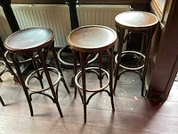 Café barset | klassiek | rond + krukken - afbeelding 8 van  10