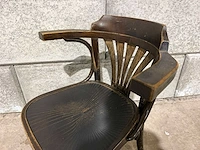 Caféstoel met armleuning "thonet" (12x) - afbeelding 5 van  7