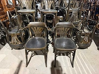 Caféstoel met armleuning "thonet" (24x)