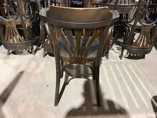 Caféstoel met armleuning "thonet" (24x) - afbeelding 8 van  10
