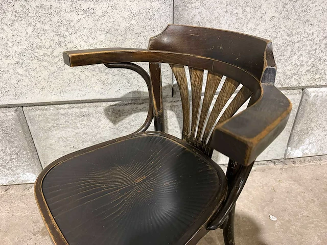 Caféstoel met armleuning "thonet" (4x) - afbeelding 5 van  7