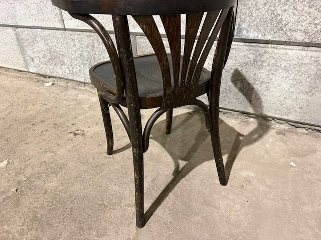 Caféstoel met armleuning "thonet" (4x) - afbeelding 7 van  7