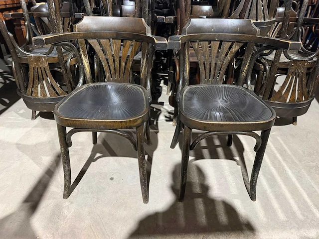 Caféstoel met armleuning "thonet" (8x) - afbeelding 3 van  10